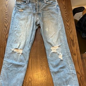 MOTHER tomcat high rise $258 new from Anthropologie